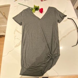 Off the shoulder T-shirt dress